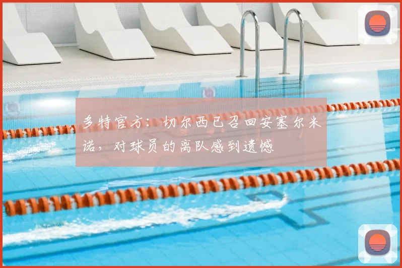 多特官方：切尔西已召回安塞尔米诺，对球员的离队感到遗憾